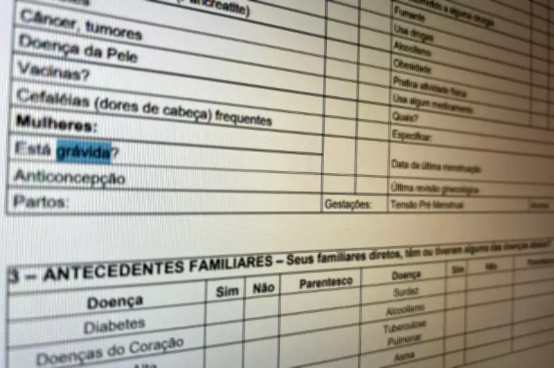 Questionário para professoras em Santa Maria investigado por perguntas sobre TPM e gravidez