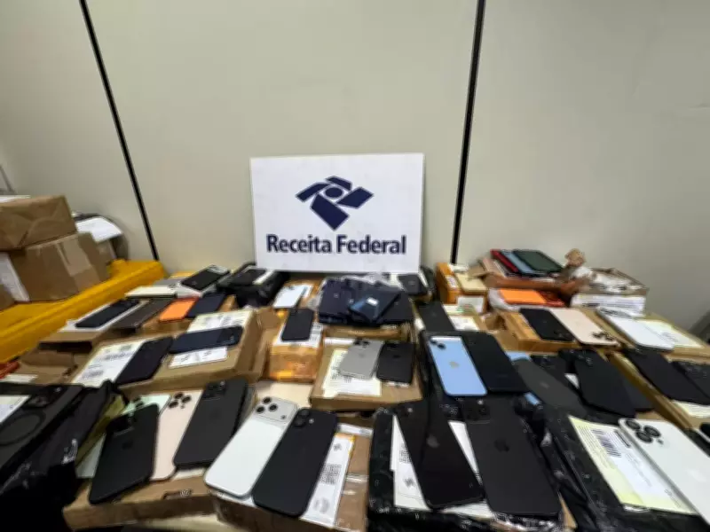 Receita Federal apreende 65 celulares roubados em centro dos Correios no Rio