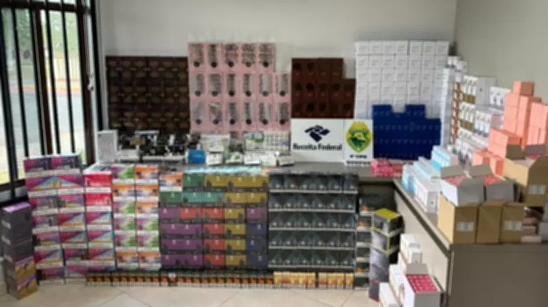 Receita Federal e PM apreendem R$ 300 mil em mercadorias irregulares no Paraná