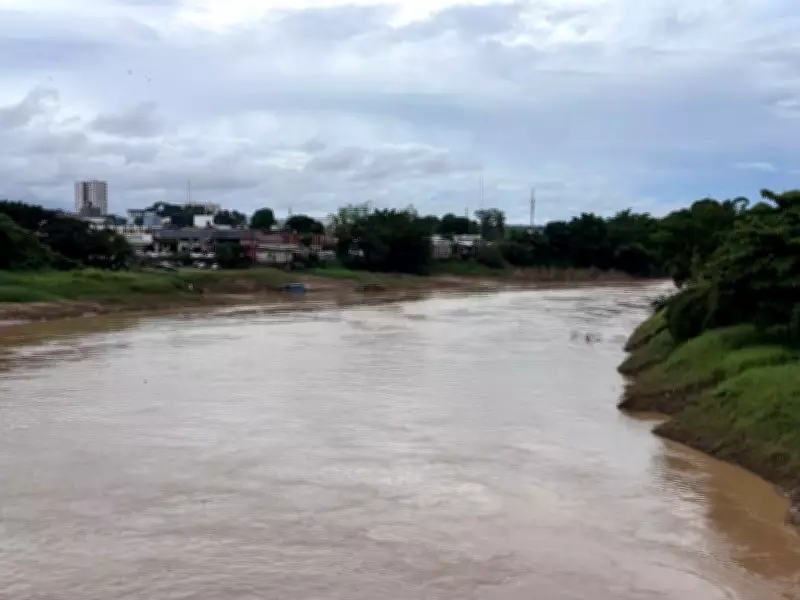 Rio Acre ultrapassa cota de alerta novamente em Rio Branco após chuvas intensas no interior