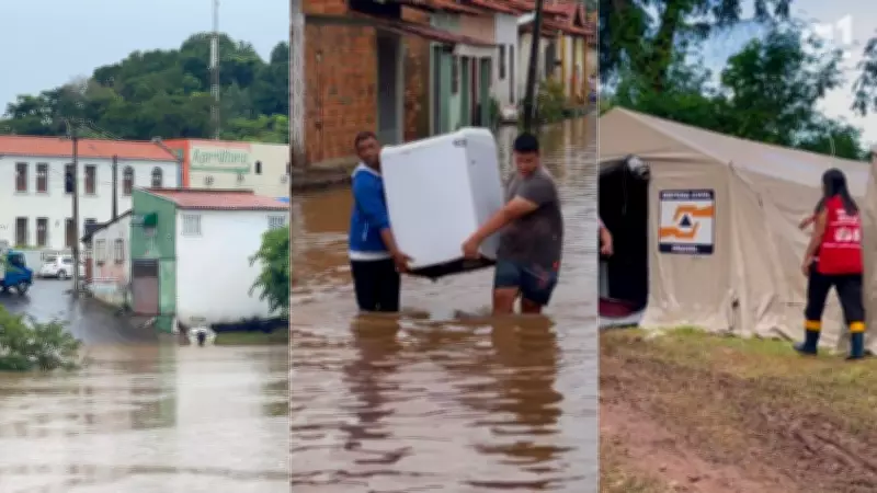 Rio Mearim sobe 44 cm em 24h e afeta mais de 600 famílias em Pedreiras, MA