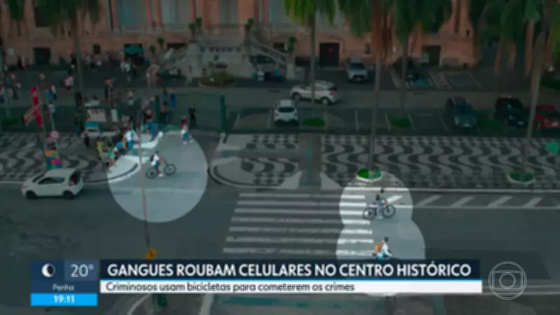 Roubo de celular a cada 10 minutos em SP: quadrilhas de bicicleta agem no Centro