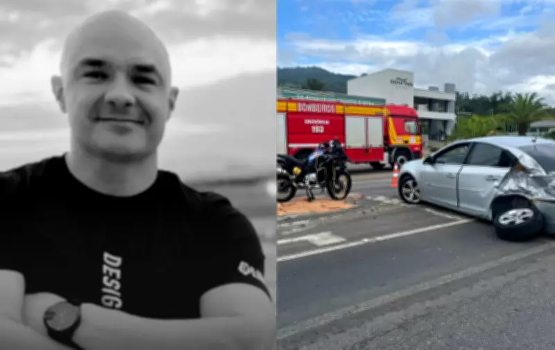 Sargento da PM morre em acidente de trânsito ao voltar para casa no domingo de Páscoa em SC