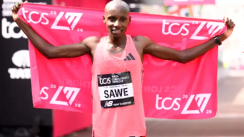 Sebastian Sawe faz história na Maratona de Londres com recorde mundial