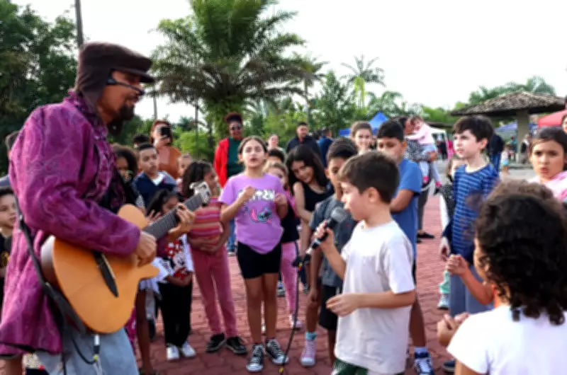 Segunda edição do Domingo no Parque atrai famílias em Praia Grande neste domingo