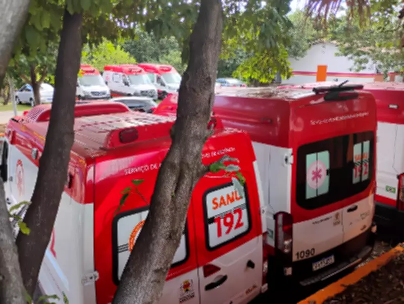 Seis ambulâncias do Samu estão paradas há seis meses em Sorocaba