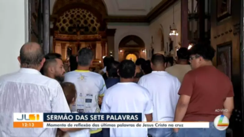 Sermão das Sete Palavras reúne centenas de fiéis em Belém para reflexão quaresmal