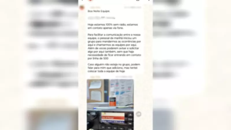 Sistema de rádio do Samu de Sorocaba sofre novo apagão e equipes usam WhatsApp