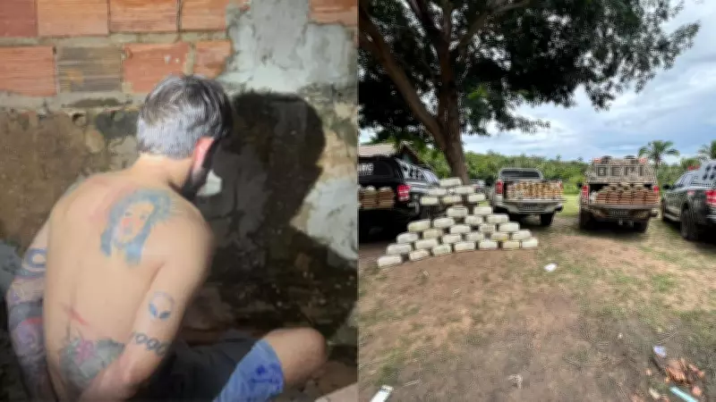 Suposto dono de sítio com 700 kg de drogas é preso no Maranhão após tentativa de fuga