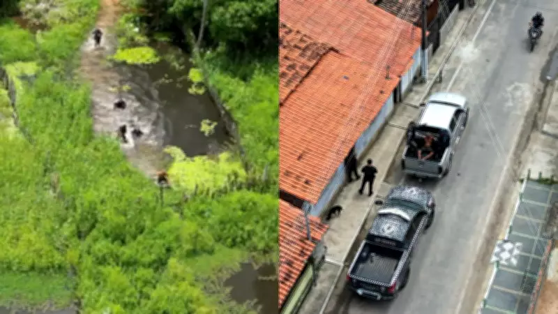 Suspeito de tráfico foge por pântano e é preso em operação policial no litoral do Piauí