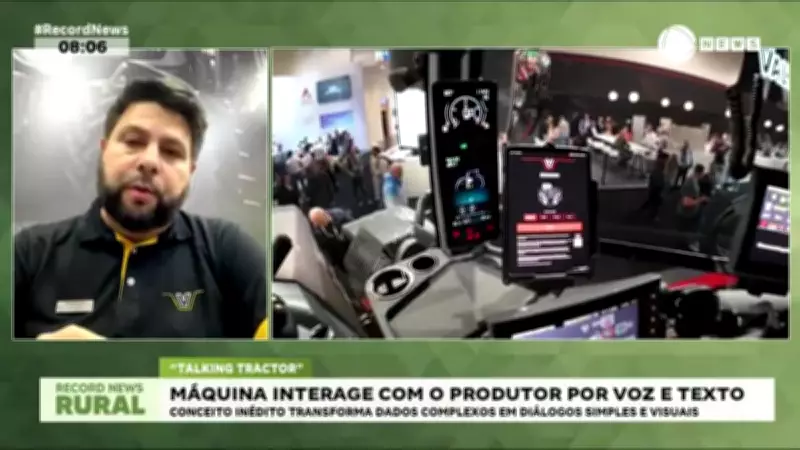 Talking Tractor: trator com IA interage por voz e texto na Agrishow 2026