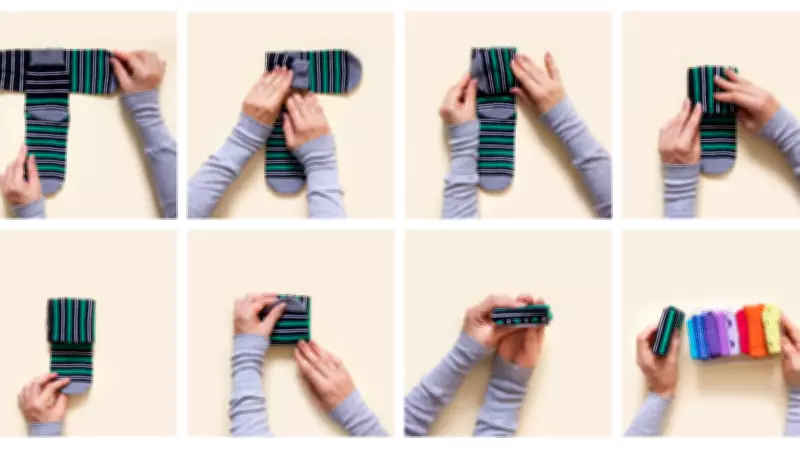 Técnica de dobrar meias preserva elástico e evita descarte precoce das peças