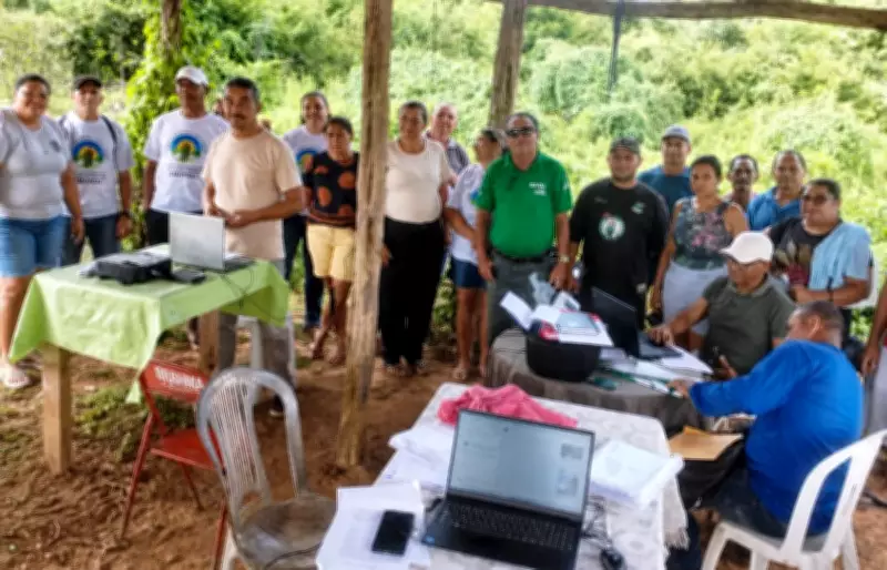 Técnicos da Sada emitem CAF para famílias no Assentamento Sapucarana em Teresina