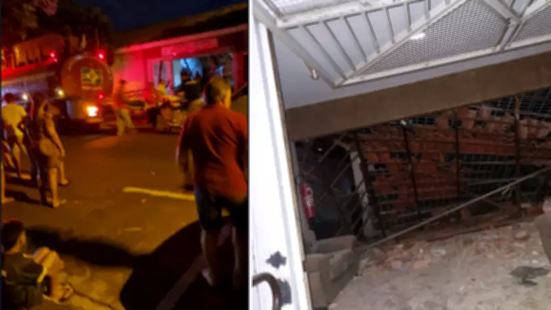 Telhado de asilo desaba em Buritama (SP) após instalação de placas solares