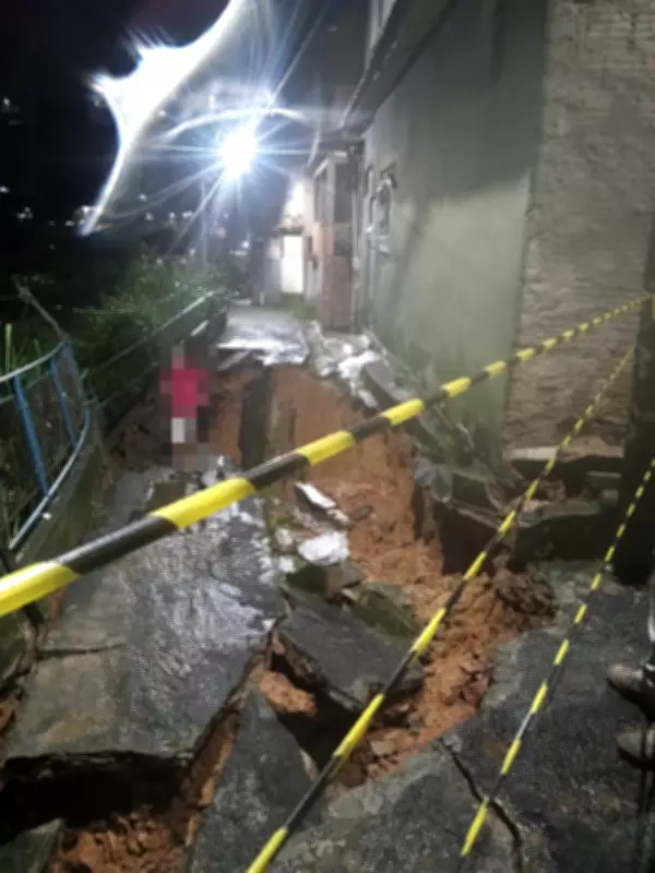 Temporal causa deslizamentos e alagamentos em Volta Redonda, com 22 ocorrências registradas