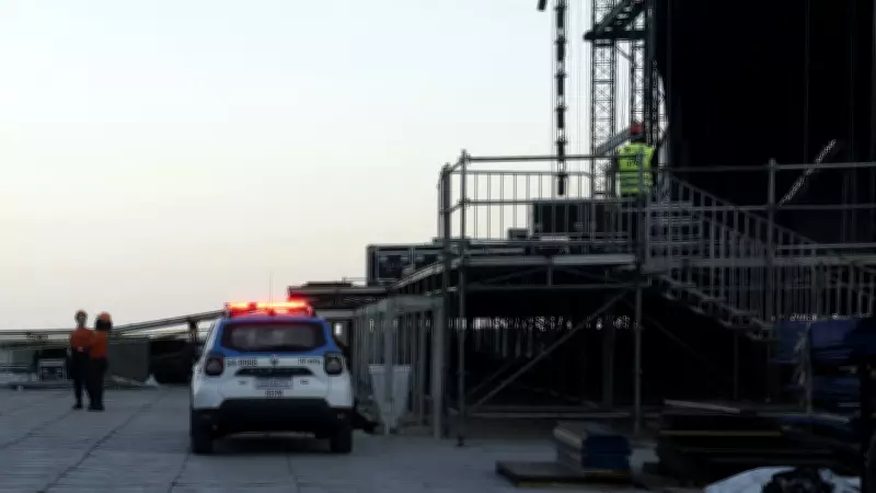Trabalhador morre durante montagem de palco de show de Shakira no Rio