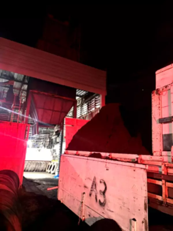 Trabalhador morre soterrado por carga de borracha triturada em silo industrial em Matias Barbosa