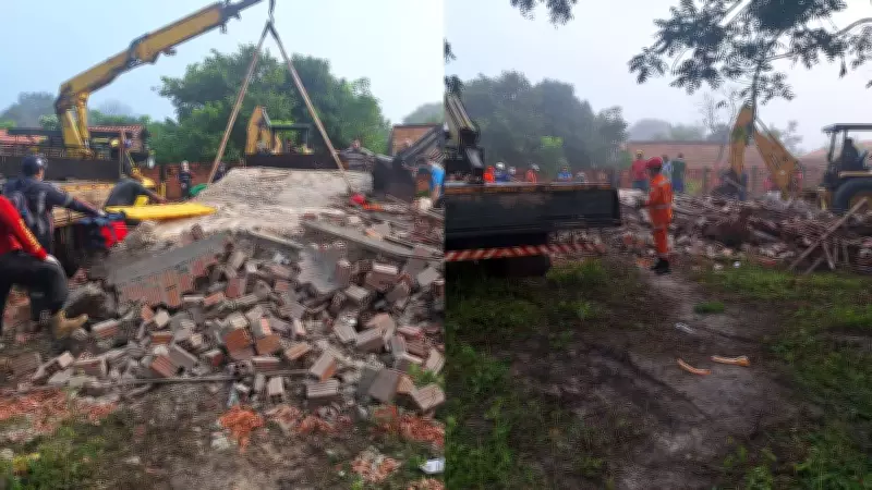 Tragédia no Piauí: Grávida e dois filhos morrem em desabamento de casa na zona rural de Barras