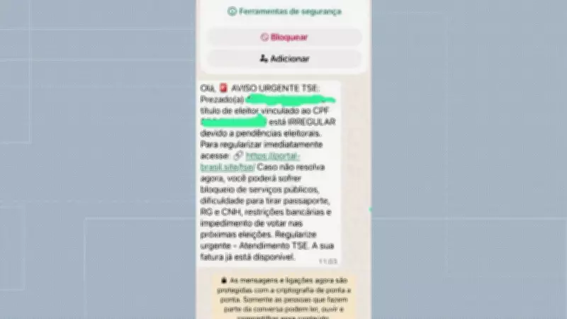 TRE-MG alerta sobre golpe com mensagens falsas sobre título de eleitor irregular