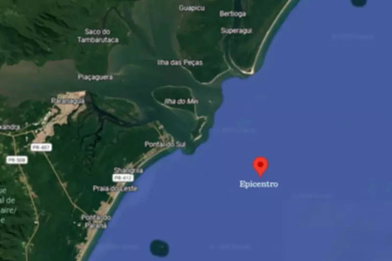 Tremor de magnitude 2,4 é registrado em Paranaguá sem causar danos estruturais