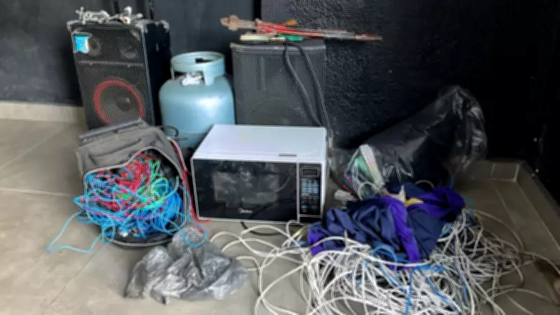 Trio é preso em flagrante por furto em escola municipal de São Roque