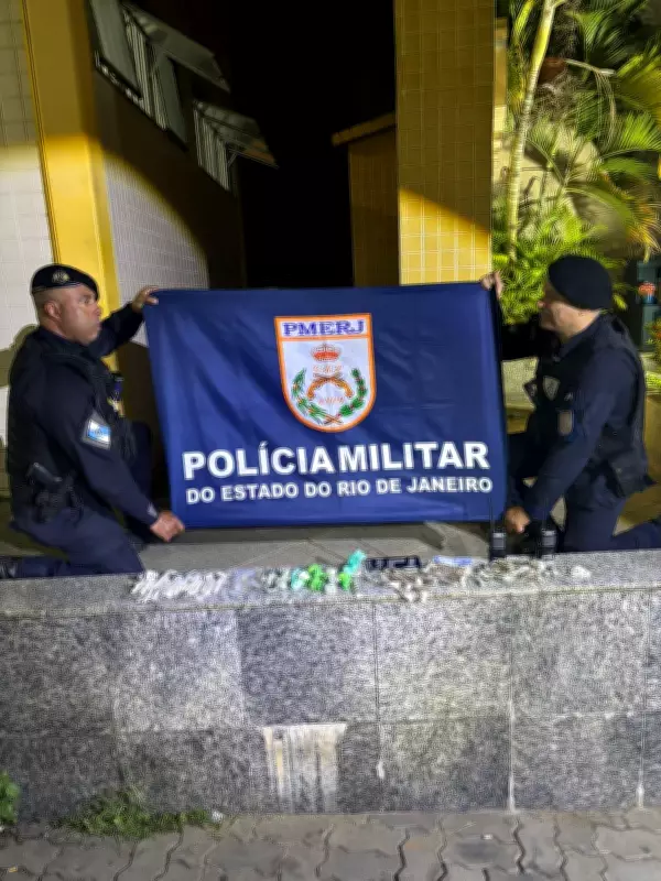 Trio é preso por tráfico de drogas em Três Rios após denúncias da comunidade