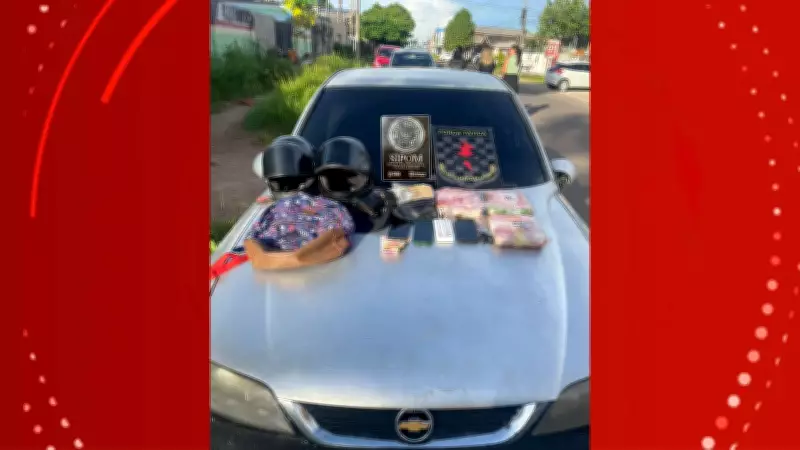 Três homens presos com maconha em carro entre Santana e Macapá