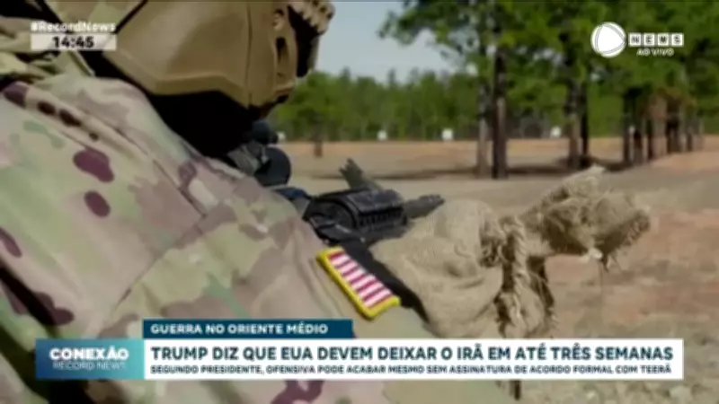 Trump anuncia retirada de tropas dos EUA do Oriente Médio em até três semanas