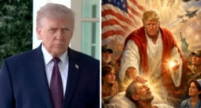 Trump apaga imagem de IA como Jesus após críticas de apoiadores e entra em conflito com papa