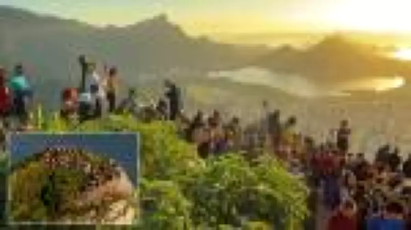 Turistas no Morro Dois Irmãos vivem terror em meio a tiroteio no Rio