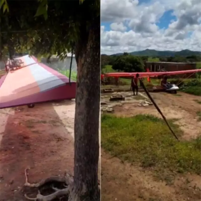 Ultraleve faz pouso forçado em zona rural do RN após alteração de rota por GPS