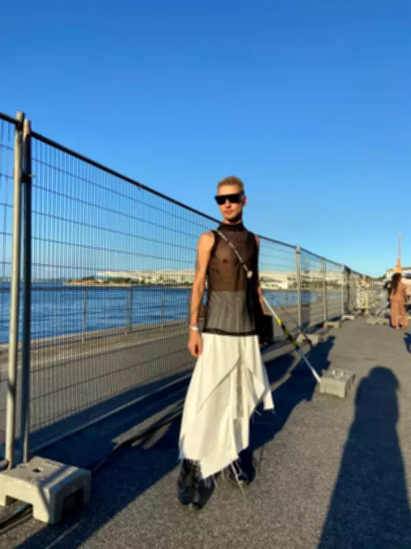 Universitário cria look autoral para Rio Fashion Week com apenas R$ 50