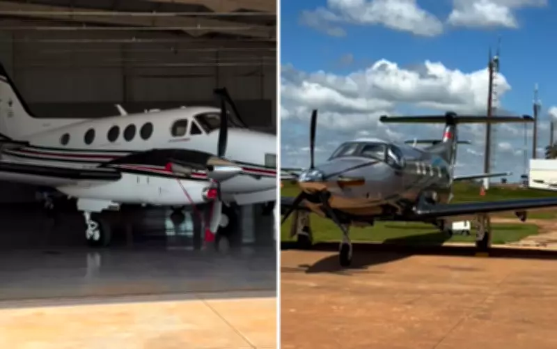 Vídeo impressionante mostra mais de 20 aviões no aeroporto de Rio Verde durante feira do agronegócio