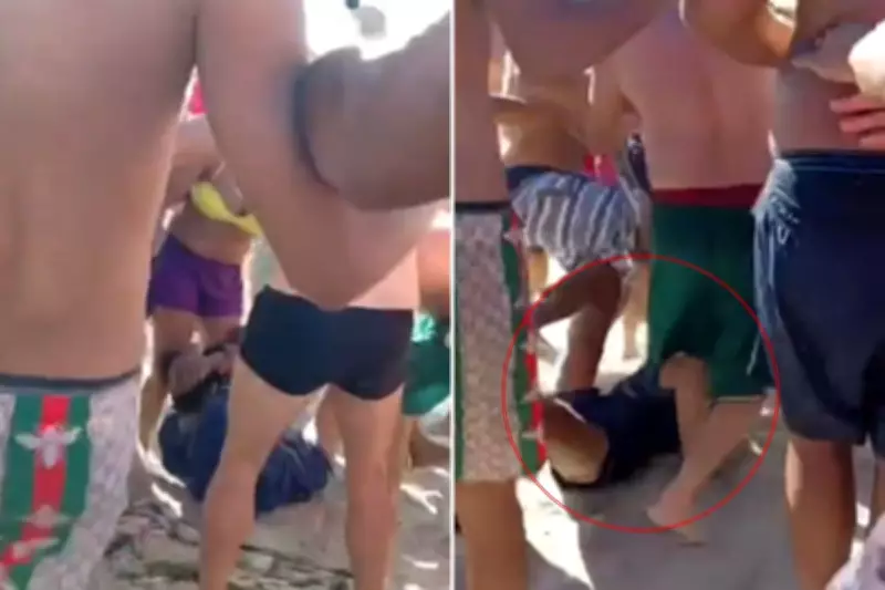 Vídeo mostra confusão após adolescente roubar celular em Praia Grande
