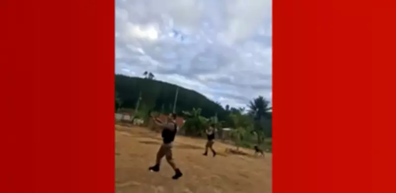 Vídeo mostra prisão de homem por estupro de vulnerável em Cantagalo, MG