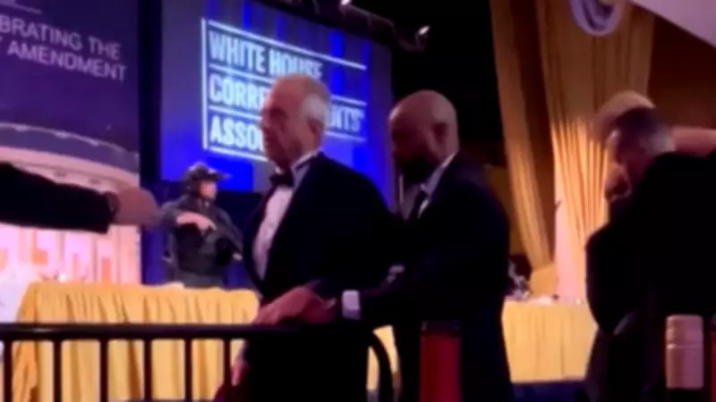 Vídeo mostra retirada de Trump, Rubio e RFK Jr. após tiros em jantar