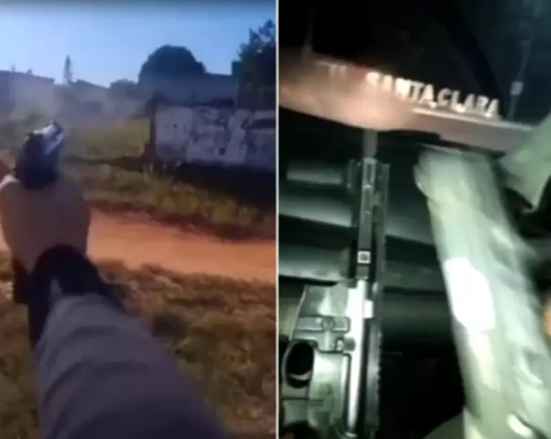 Vídeos mostram homens armados e tiros em praia do Norte Fluminense; moradores falam em 'cenário de guerra'