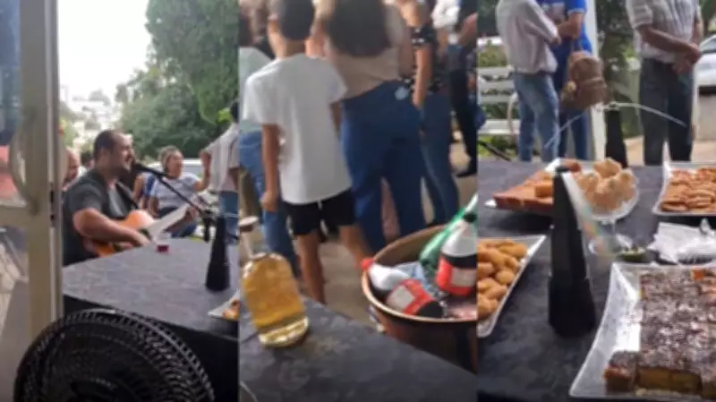 Velório festivo com banda e fogos marca despedida de ex-prefeito em Minas Gerais