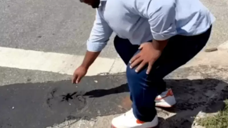 Vereador denuncia asfalto 'chiclete' em rotatória na Pampulha, BH
