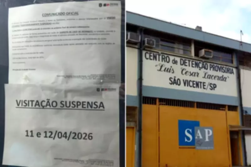 Visitas suspensas em presídio de São Vicente após morte de detento por meningite