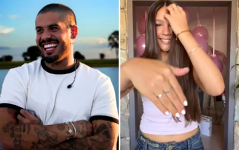 Zé Felipe presenteia sobrinha Maria Sophia com anel de diamante nos 15 anos
