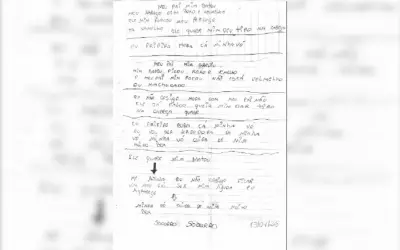 Adolescente de 16 anos pede socorro em bilhete após ser agredida pelo pai em Aparecida de Goiânia