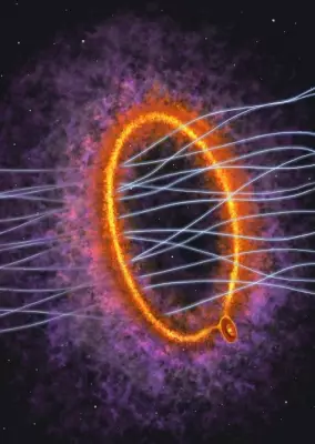 Anéis de luz em protoestrelas: fenômeno revela 'espirros' energéticos no nascimento estelar