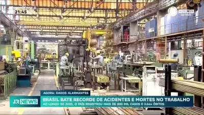 Brasil registra recorde histórico de acidentes e mortes no trabalho em 2025