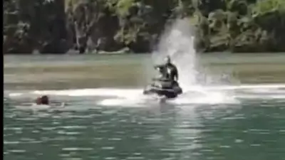 Discussão em Bertioga termina em violência com moto aquática e ameaças à mulher