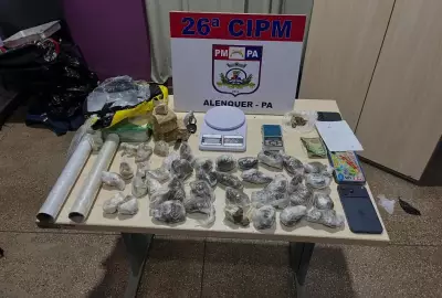 Dois jovens são presos por tráfico de drogas em Alenquer, no Pará