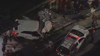 Duas crianças morrem atropeladas após carro colidir contra muro em Diadema