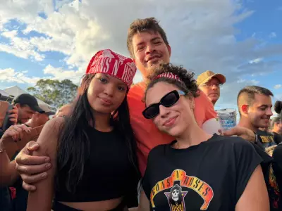 Fãs viajam mais de 12 horas para ver Guns N' Roses em show histórico no interior paulista