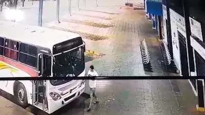 Jovem de 19 anos rouba ônibus e colide contra veículos estacionados em SP