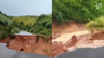 MA-245 interditada após rompimento por chuvas fortes no Maranhão; Sinfra inicia recuperação